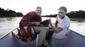 Jan Fleischmann and myself searching for jaguars in Brazil, November 2015.