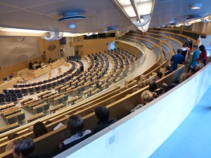 I visited the Swedish Riksdag to learn more about the political game.