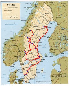 These are the travels of this year's main field season.